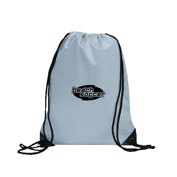 Centauri Recycled Black Trim Drawstring Bag 1