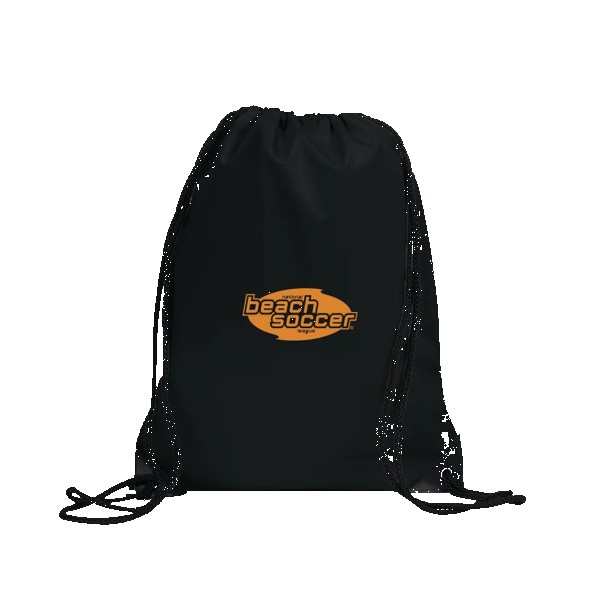Centauri Recycled Black Trim Drawstring Bag 1