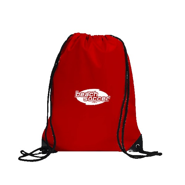 Centauri Recycled Black Trim Drawstring Bag 1