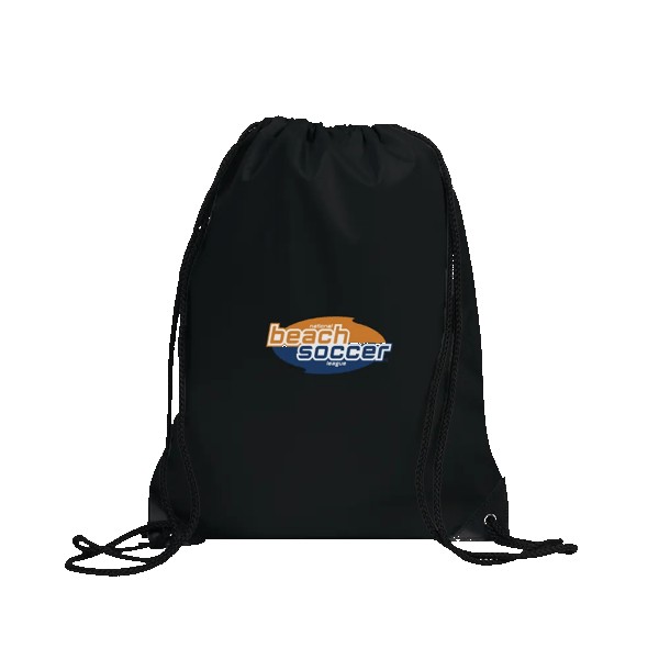 Centauri Recycled Black Trim Drawstring Bag 1