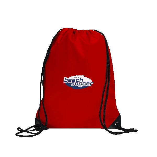 Centauri Recycled Black Trim Drawstring Bag 1