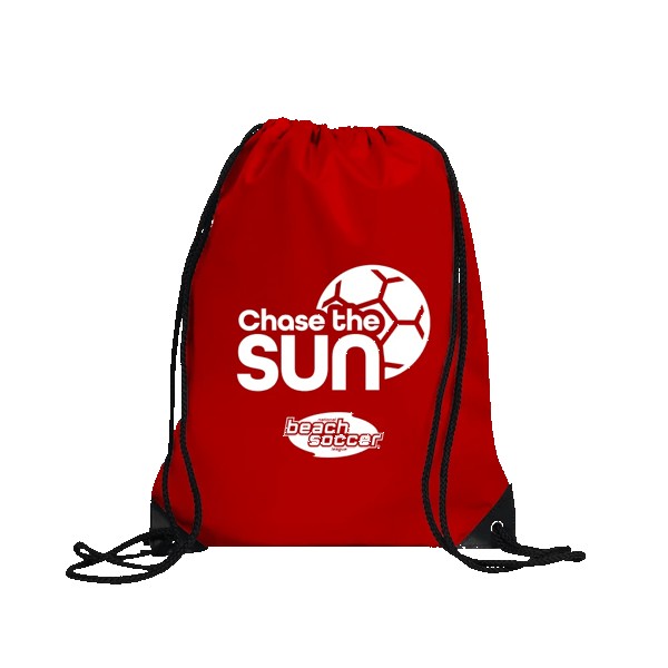Centauri Recycled Black Trim Drawstring Bag 1