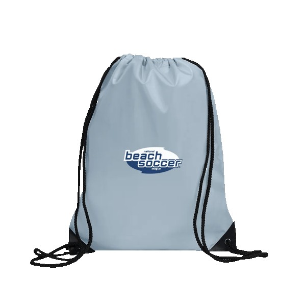Centauri Recycled Black Trim Drawstring Bag 1