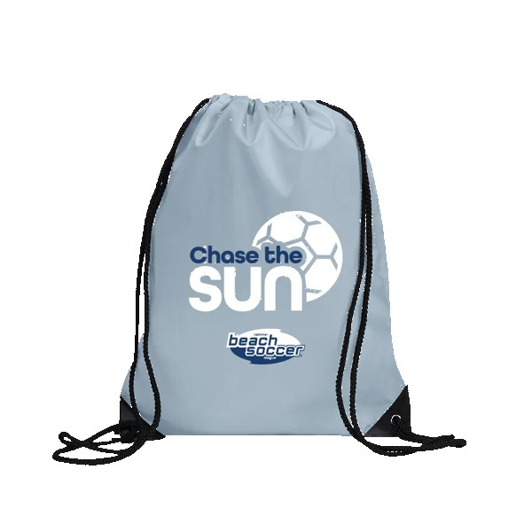 Centauri Recycled Black Trim Drawstring Bag 1
