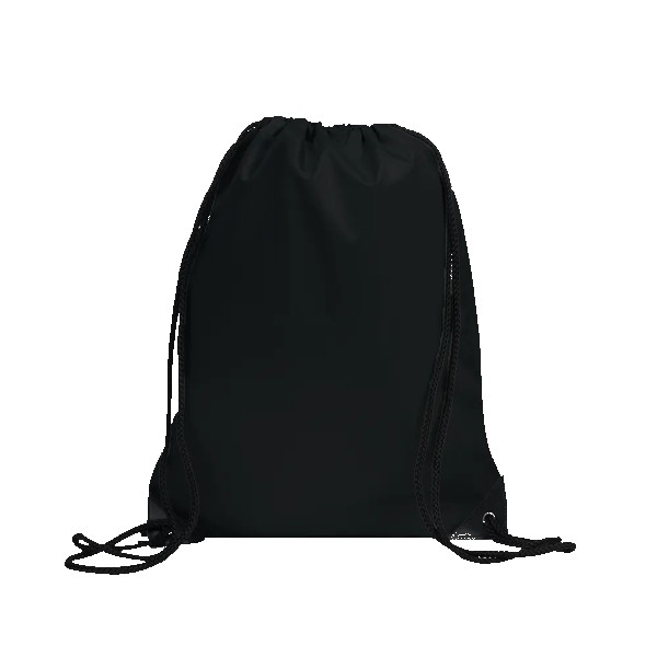 Centauri Recycled Black Trim Drawstring Bag 1