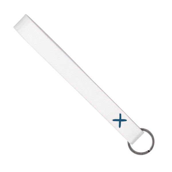 Strickland Dye-Sublimated Felt Wrist Keychain w/ Metal Split Ring 1