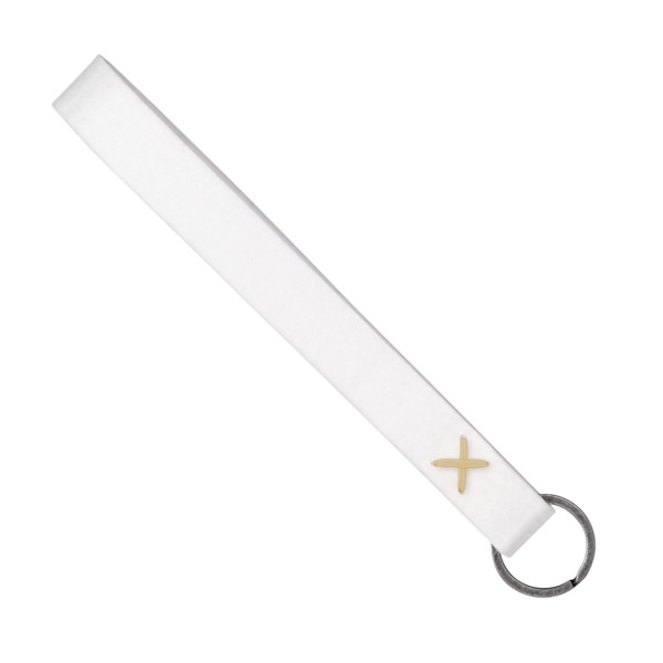 Strickland Dye-Sublimated Felt Wrist Keychain w/ Metal Split Ring 1