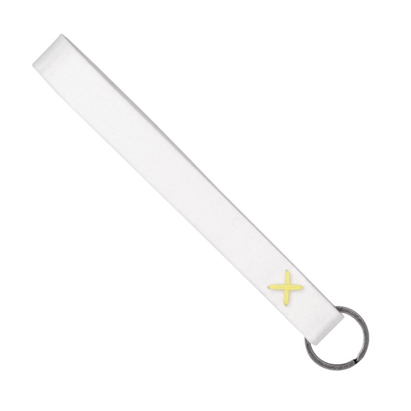 Strickland Dye-Sublimated Felt Wrist Keychain w/ Metal Split Ring 1