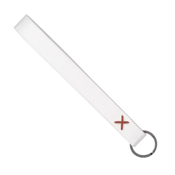 Strickland Dye-Sublimated Felt Wrist Keychain w/ Metal Split Ring 1