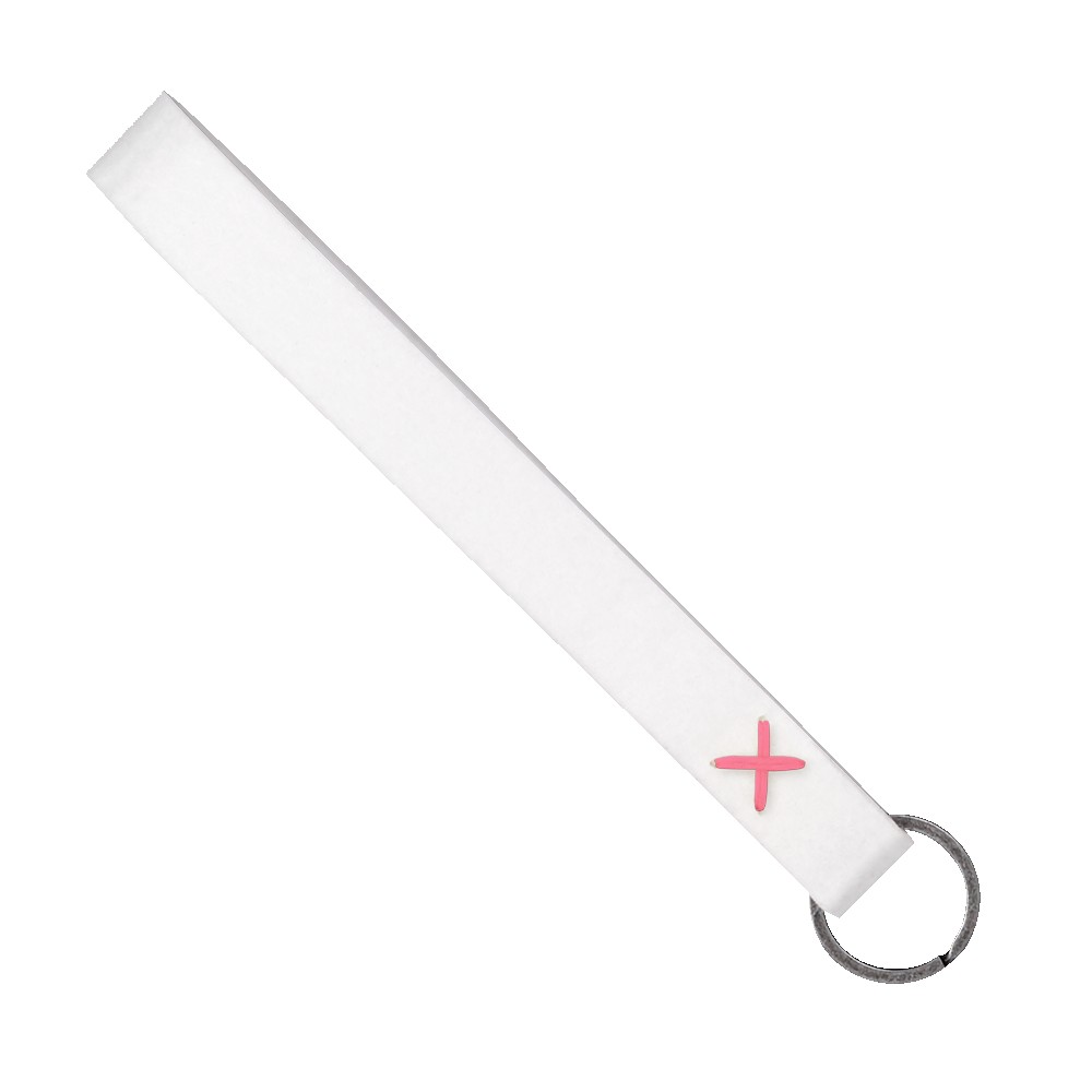 Strickland Dye-Sublimated Felt Wrist Keychain w/ Metal Split Ring 1
