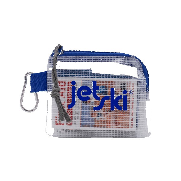 Outdoor Safety & First Aid Kit in a Zippered Clear Nylon Bag 1