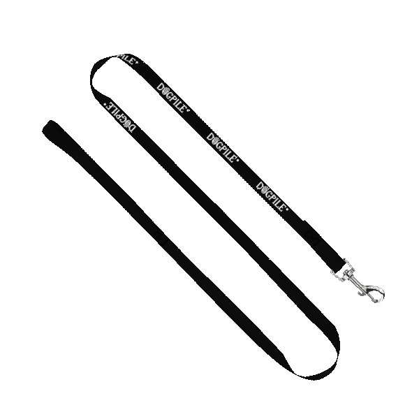 3/4" Smooth Nylon Pet Leash with Bright Metal Snap Hook 1