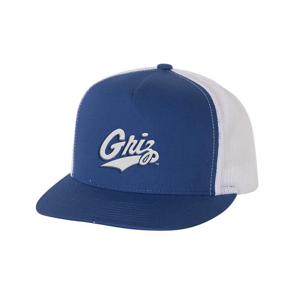Yupoong 6006 5-Panel Flat Bill Trucker Cap 1