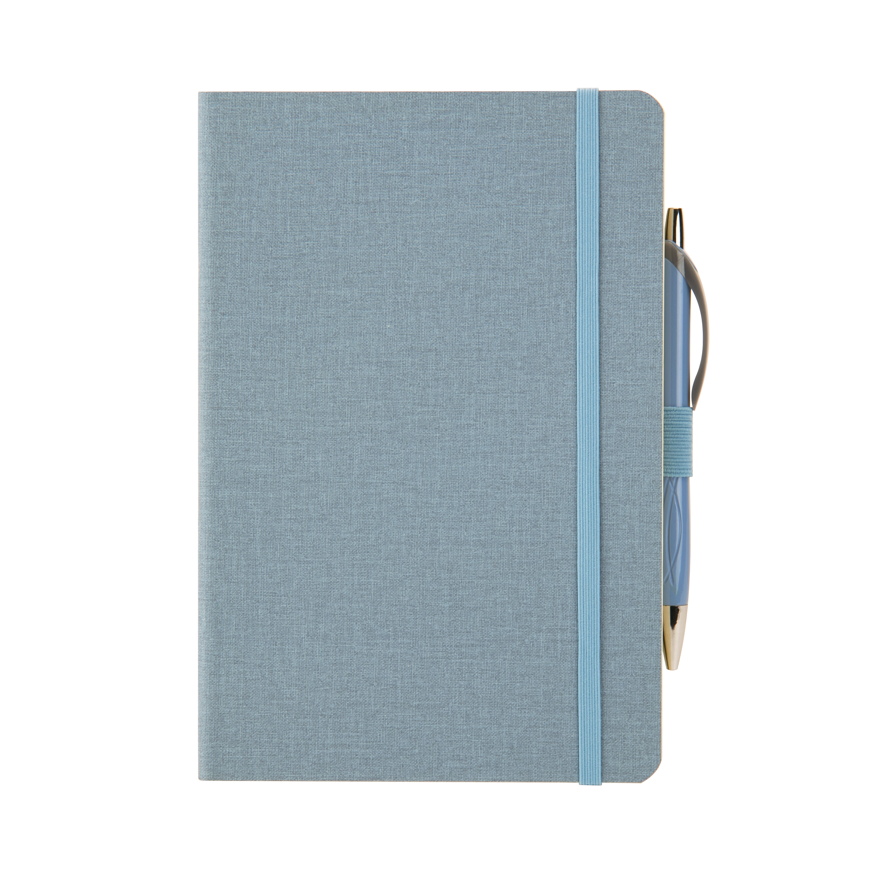 Crosshatch PU Notebook With Pen 1
