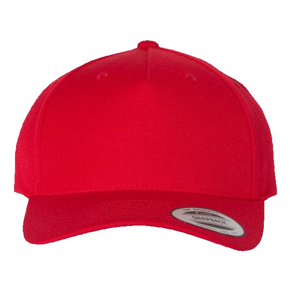 Yupoong 5789M 5-Panel Wool Blend Cap 1