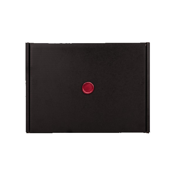 Black Gift Box with Wax Stamp Decoration 1