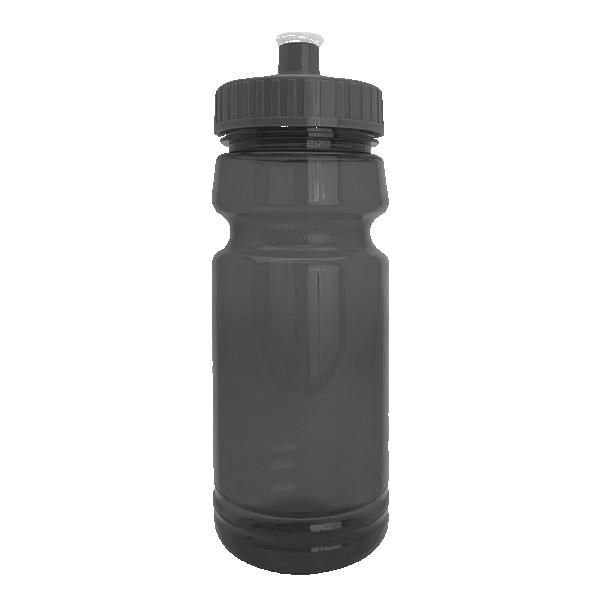 Cycle 24oz Recycled Transparent Bike Bottle w/Push-Pull Lid 1