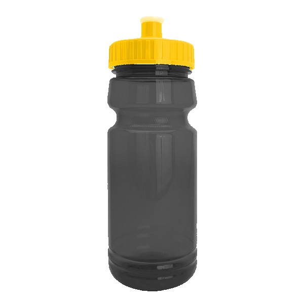 Cycle 24oz Recycled Transparent Bike Bottle w/Push-Pull Lid 1