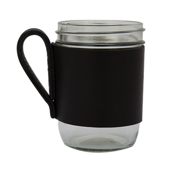 Brewster 16 oz. Wide Mason Jar & Sleeve 1