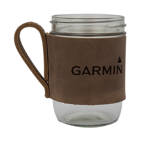 Brewster 16 oz. Wide Mason Jar & Sleeve 1