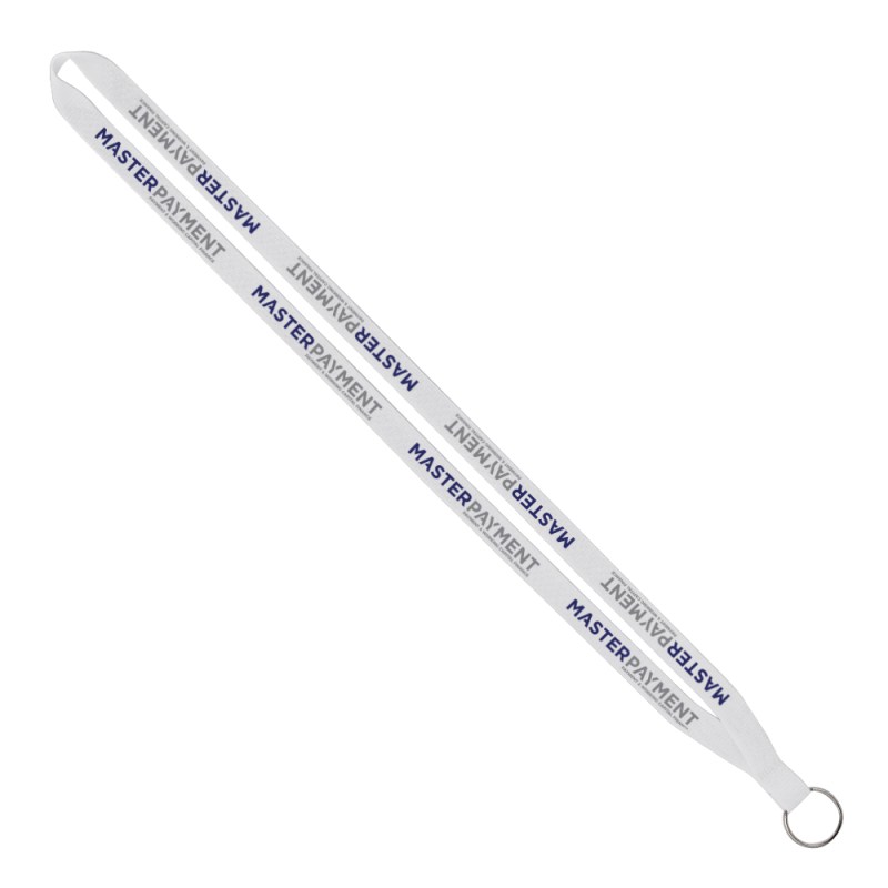 IMPORT Rush 1/2" Polyester Lanyard with Sewn Silver Metal Split-Ring 1 IMPORT Rush 1/2" Polyester Lanyard with Sewn Silver Metal Split-Ring 1