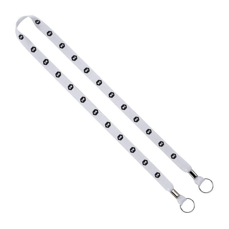 IMPORT Rush 5/8" Polyester 2-Ended Lanyard with Dual Silver Crimps & Split-Rings 1 IMPORT Rush 5/8" Polyester 2-Ended Lanyard with Dual Silver Crimps & Split-Rings 1