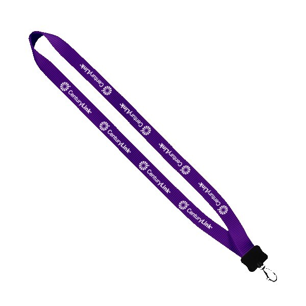 3/4" Smooth Nylon Lanyard with Plastic Clamshell & Swivel Snap Hook 1