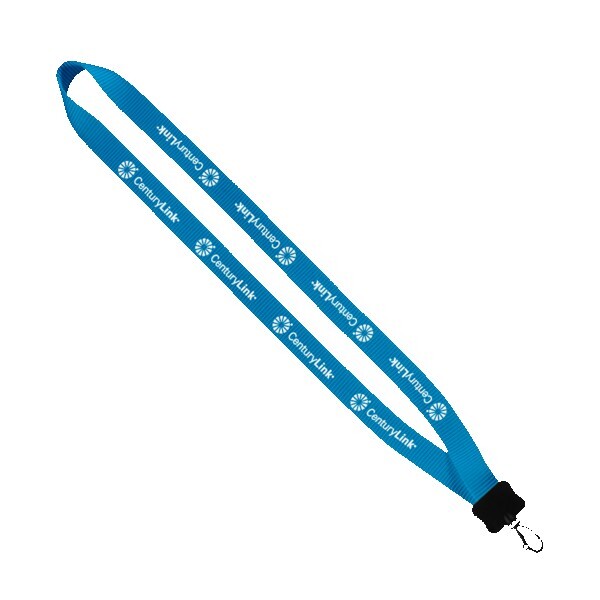 3/4" Smooth Nylon Lanyard with Plastic Clamshell & Swivel Snap Hook 1