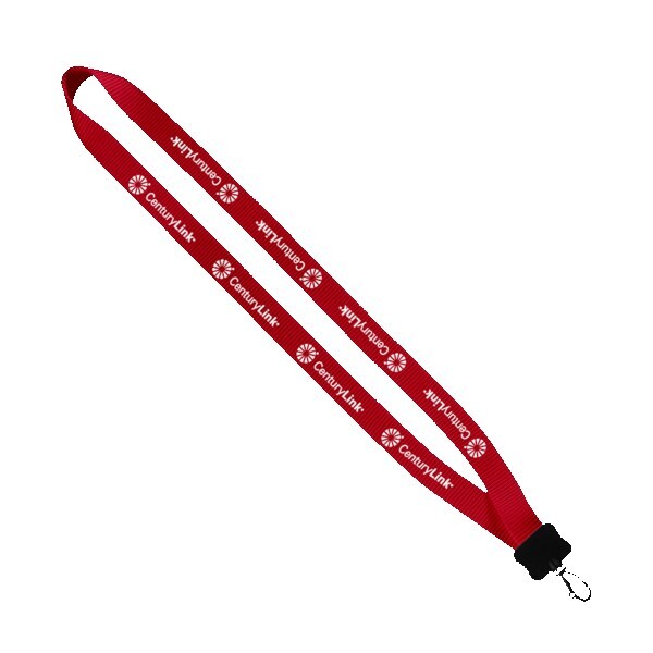 3/4" Smooth Nylon Lanyard with Plastic Clamshell & Swivel Snap Hook 1