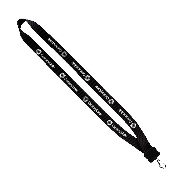 3/4" Smooth Nylon Lanyard with Plastic Clamshell & Swivel Snap Hook 1