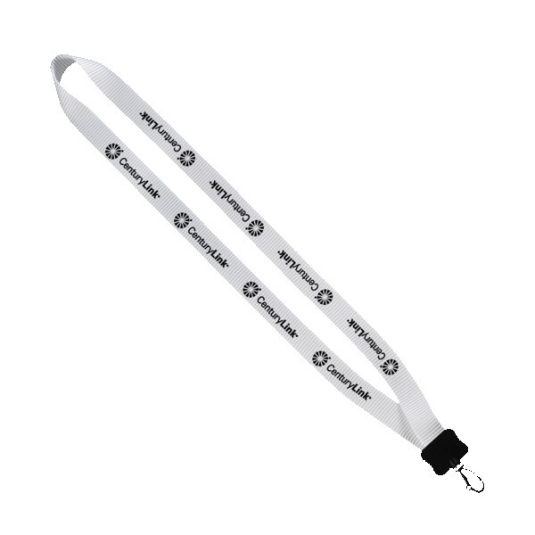 3/4" Smooth Nylon Lanyard with Plastic Clamshell & Swivel Snap Hook 1