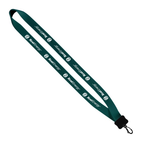 3/4" Smooth Nylon Lanyard with Plastic Clamshell & Swivel Snap Hook 1