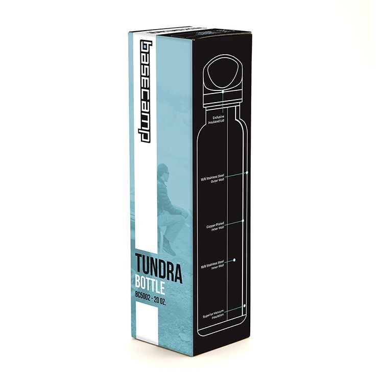 20 oz. Basecamp Tundra Bottle with Screw Top Lid 1