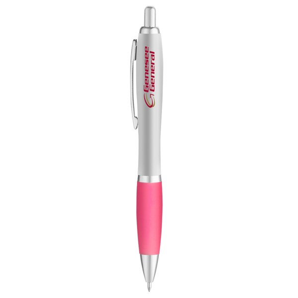 Curvaceous Silver Matte Gel Pen 1