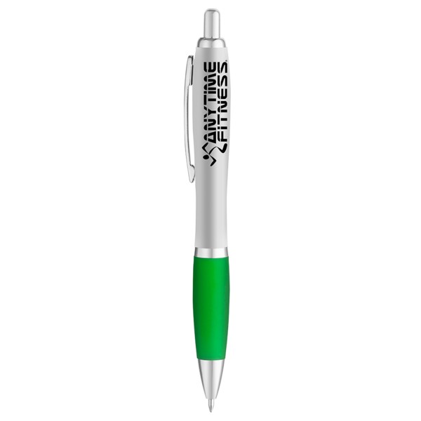 Curvaceous Silver Matte Gel Pen 1