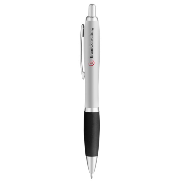 Curvaceous Silver Matte Gel Pen 1
