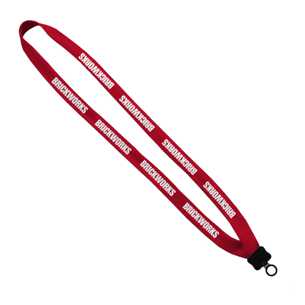 5/8" Polyester Lanyard with Plastic Clamshell & O-Ring 1