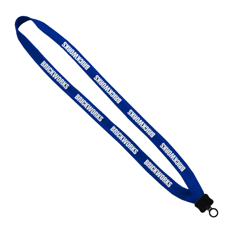 5/8" Polyester Lanyard with Plastic Clamshell & O-Ring 1