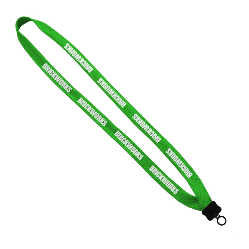 5/8" Polyester Lanyard with Plastic Clamshell & O-Ring 1 5/8" Polyester Lanyard with Plastic Clamshell & O-Ring 1