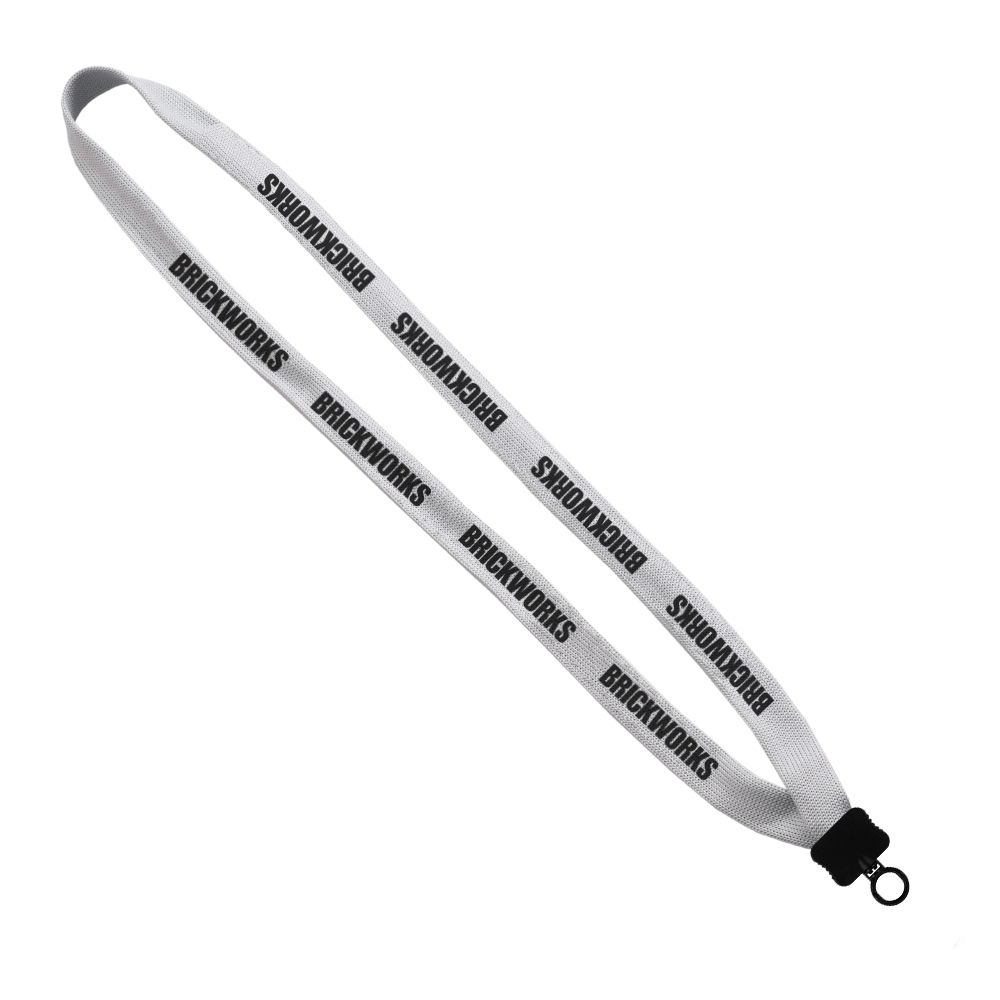 5/8" Polyester Lanyard with Plastic Clamshell & O-Ring 1