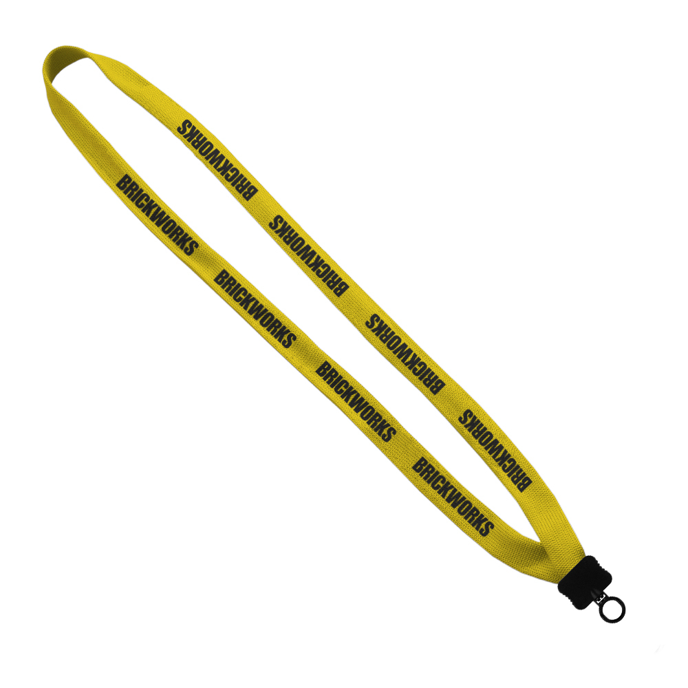 5/8" Polyester Lanyard with Plastic Clamshell & O-Ring 1