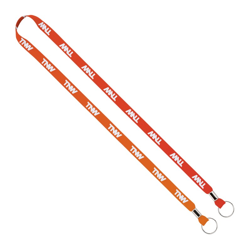 IMPORT Rush 1/2" Dye-Sublimated 2-Ended Lanyard with Dual Silver Crimps & Split-Rings 1 IMPORT Rush 1/2" Dye-Sublimated 2-Ended Lanyard with Dual Silver Crimps & Split-Rings 1