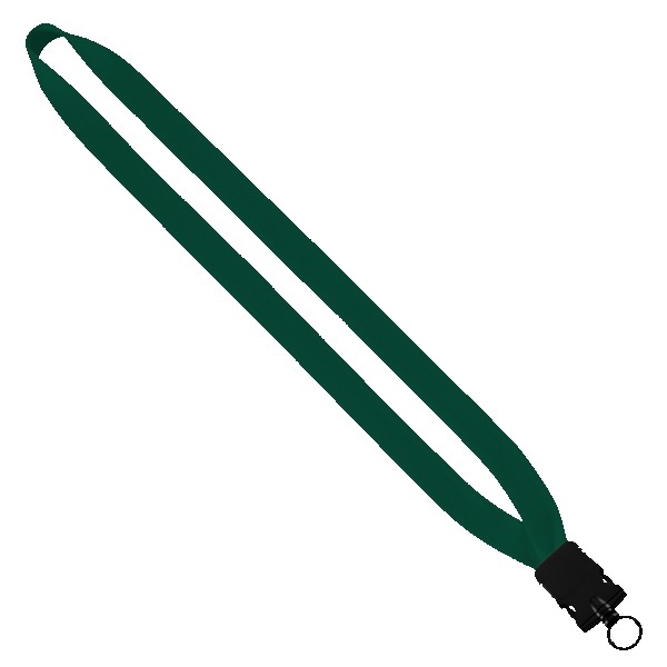3/4" Cotton Lanyard with Plastic Snap-Buckle Release & O-Ring 1