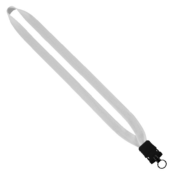 3/4" Cotton Lanyard with Plastic Snap-Buckle Release & O-Ring 1