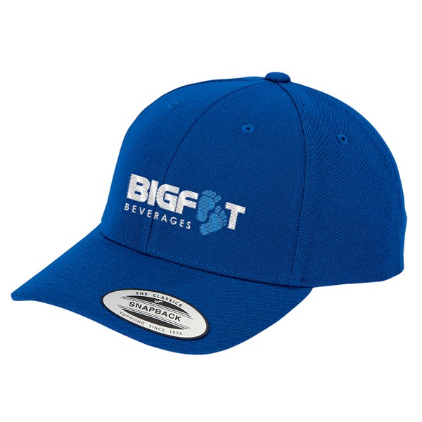 Yupoong Premium Curved Visor Snapback Cap 1