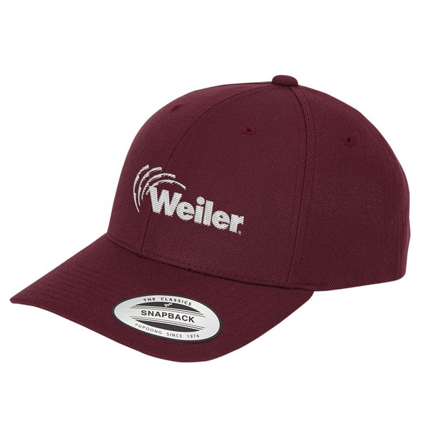 Yupoong Premium Curved Visor Snapback Cap 1