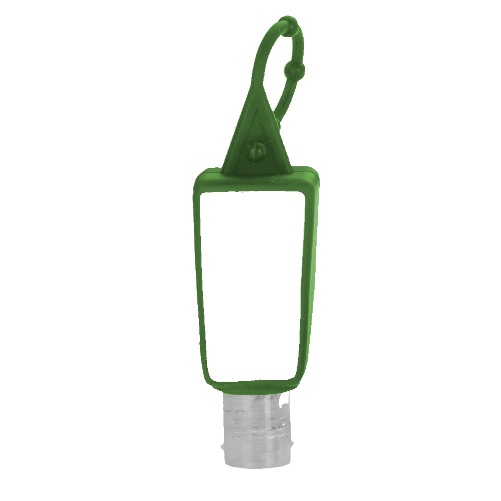 1 oz. Clear Sanitizer in Trapezoid Bottle with Sleeve 1