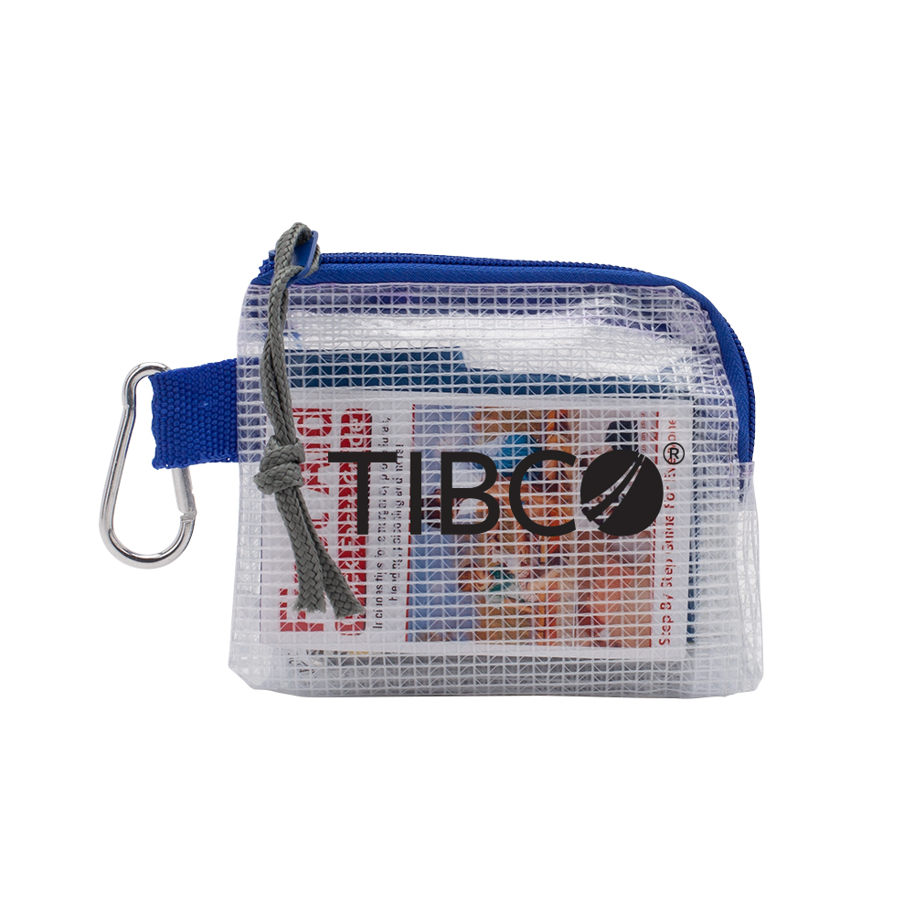 Golf Safety & First Aid Kit in a Zippered Clear Nylon Bag 1