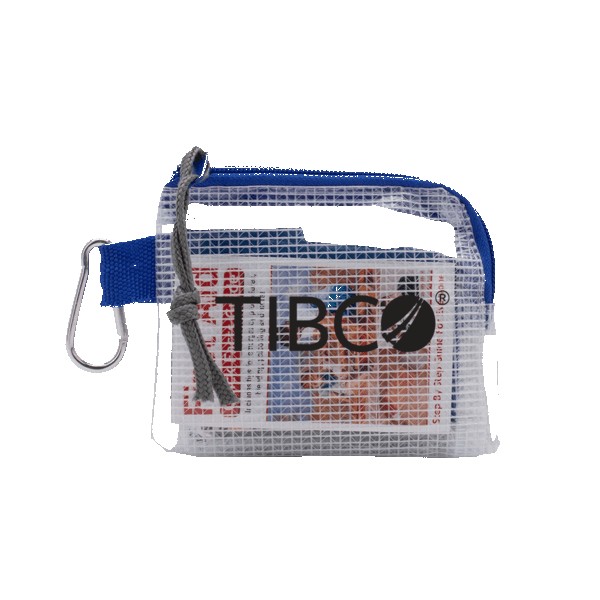 Golf Safety & First Aid Kit in a Zippered Clear Nylon Bag 1