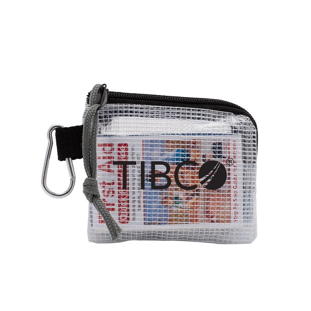 Golf Safety & First Aid Kit in a Zippered Clear Nylon Bag 1